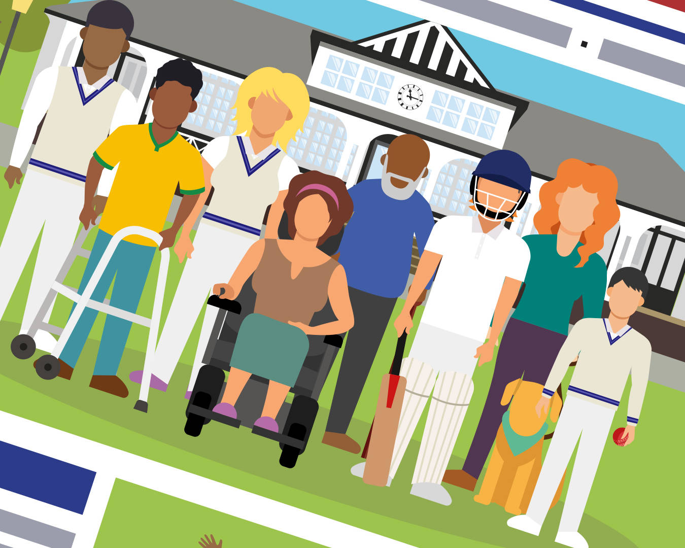 A design of accessible and inclusive characters and environments for AccessAble by Surfr Media