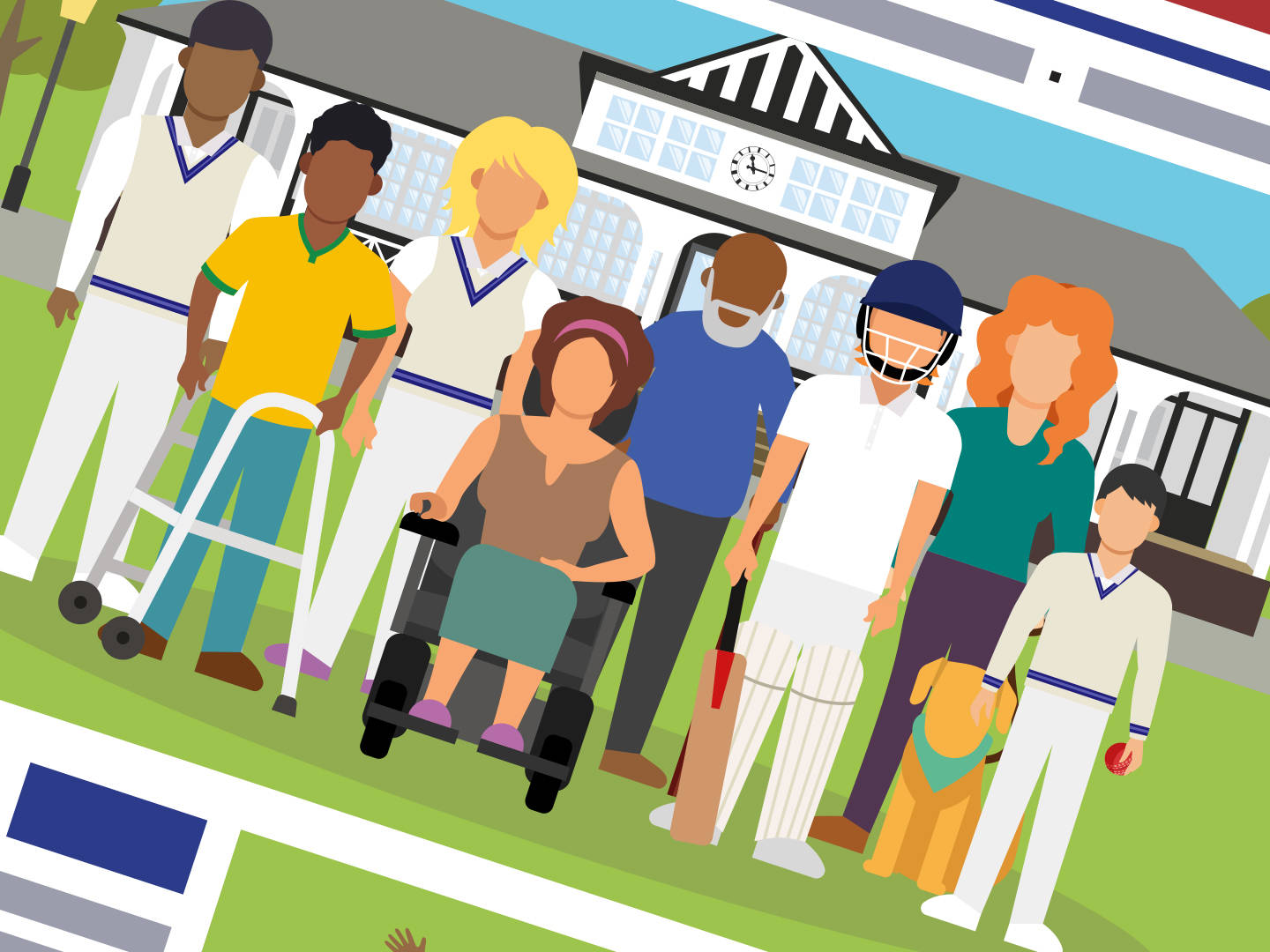 A design of accessible and inclusive characters and environments for AccessAble by Surfr Media
