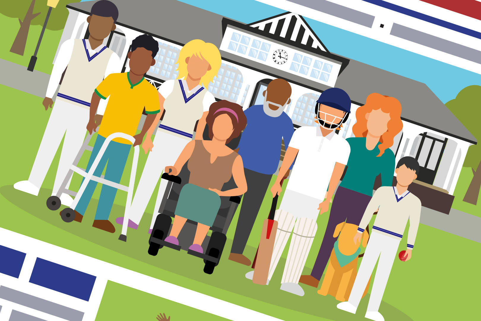 A design of accessible and inclusive characters and environments for AccessAble by Surfr Media