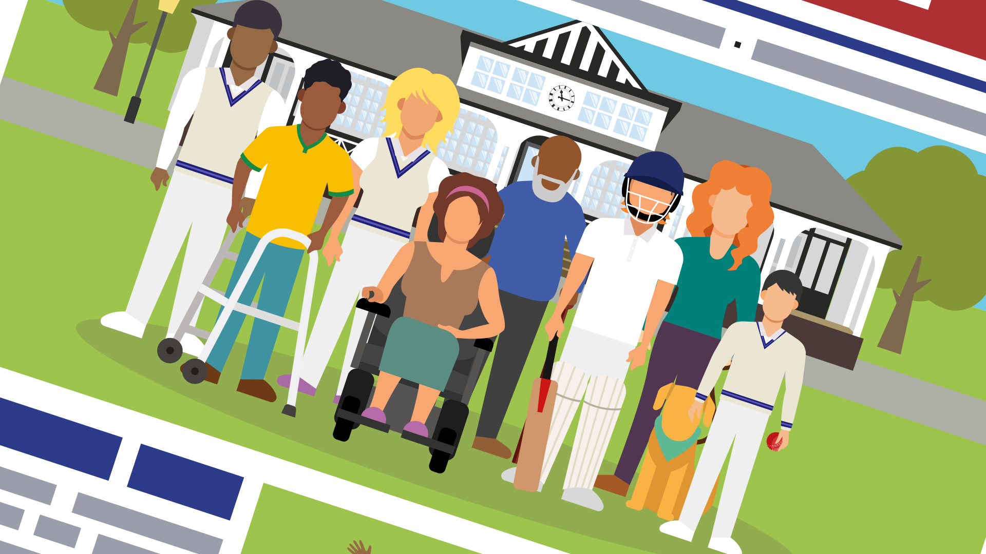 A design of accessible and inclusive characters and environments for AccessAble by Surfr Media