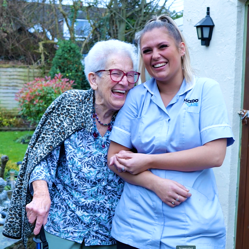 A case study for Alcedo Care filmed in Blackpool