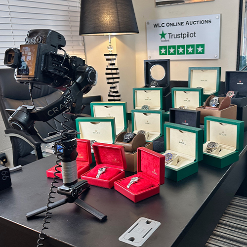 Luxury Watch Inspection for Online Auction Content