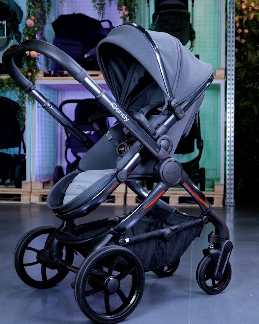 The iCandy Peach filmed in store at the Direct4Baby branch in Aintree, Liverpool.