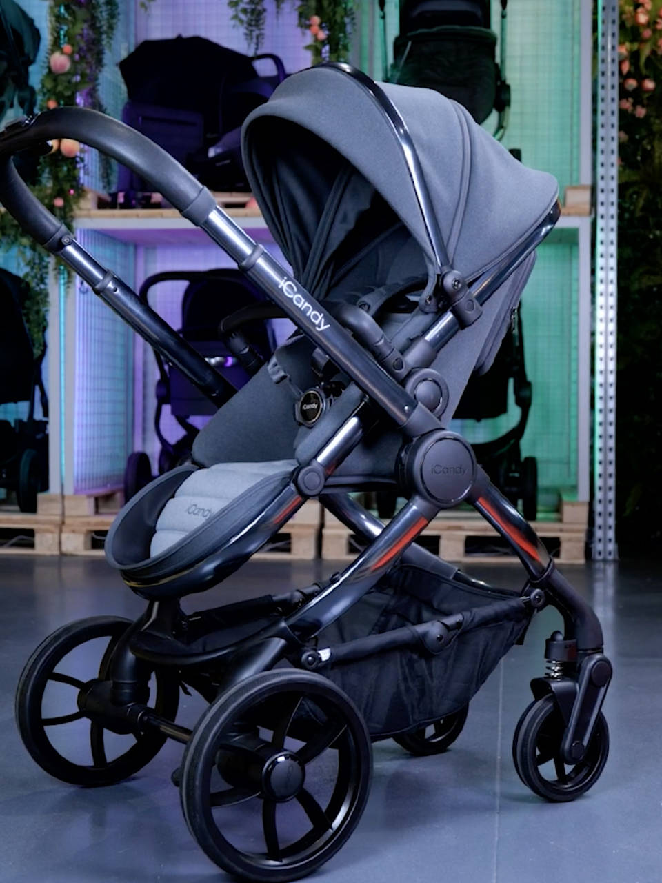 The iCandy Peach filmed in store at the Direct4Baby branch in Aintree, Liverpool.