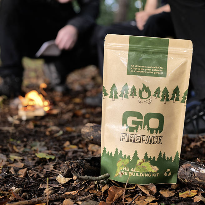 Go Firepack packaging design by Surfr Media.