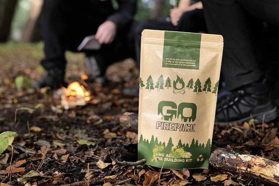 Go Firepack packaging design by Surfr Media.