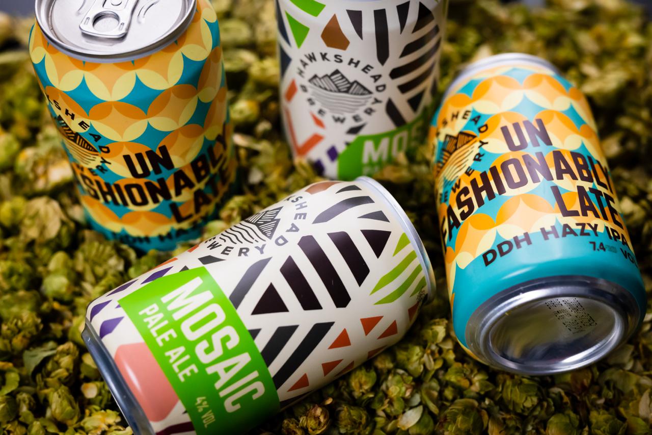 Cans of IPA and Lager photographed and filmed for Halewood Artisanal Spirits social media content. Produced by film makers in Southport.
