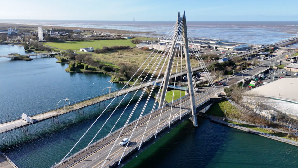 Southport Video Company Surfr capture aerial drone footage of Southport